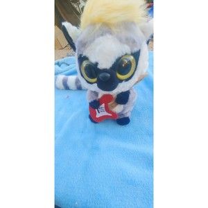 Yoohoo & Friends Guitar Playing Lemur Plush 6” Tall *NO SOUND